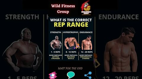 🔥What is the correct rep range🔥#shorts🔥#wildfitnessgroup🔥30 October 2022🔥