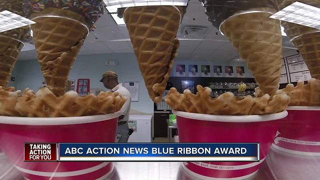 BLUE RIBBON WINNER: Edy's Ice Cream in Sarasota had perfect inspections for 3+ years