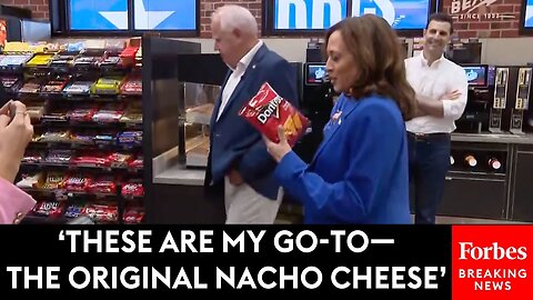 JUST IN: Kamala Harris Grabs A Bag Of Doritos At Pennsylvania Sheetz In Pre-DNC Bus Tour Stop