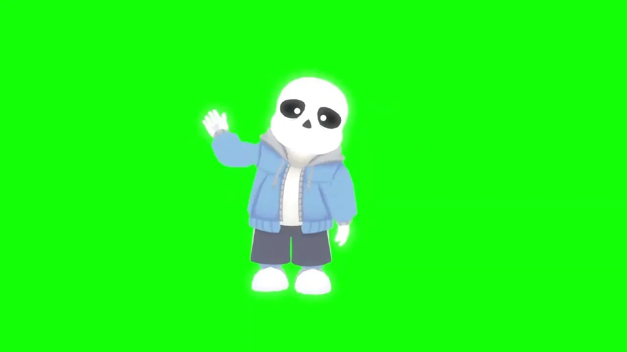 Sans Club Penguin Dance Green Screen