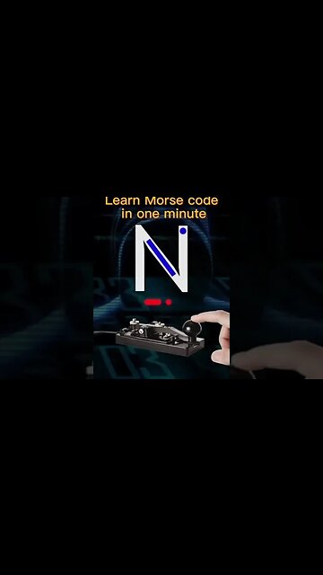 Learn Morse code in one minute.