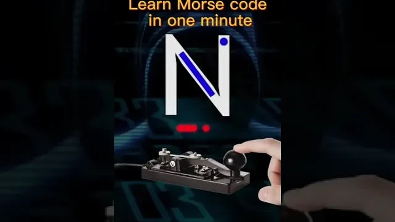 Learn Morse code in one minute.