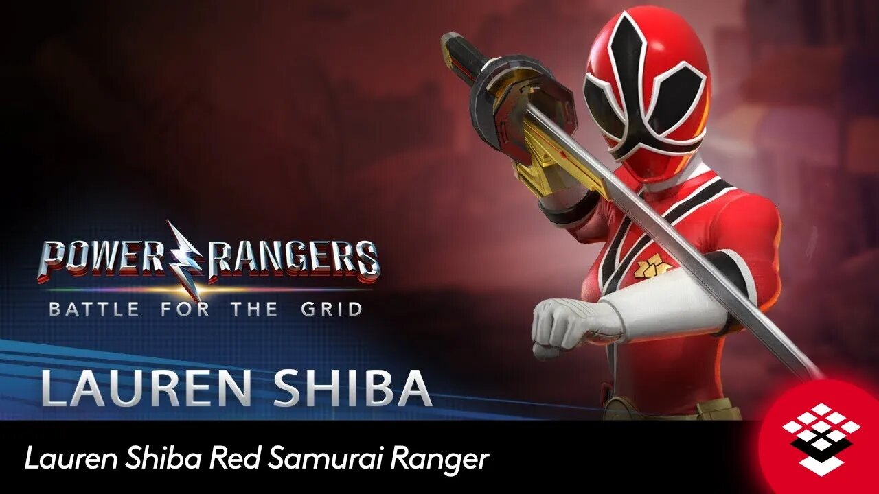 Power Rangers: Battle for the Grid - Lauren Shiba Red Samurai Ranger