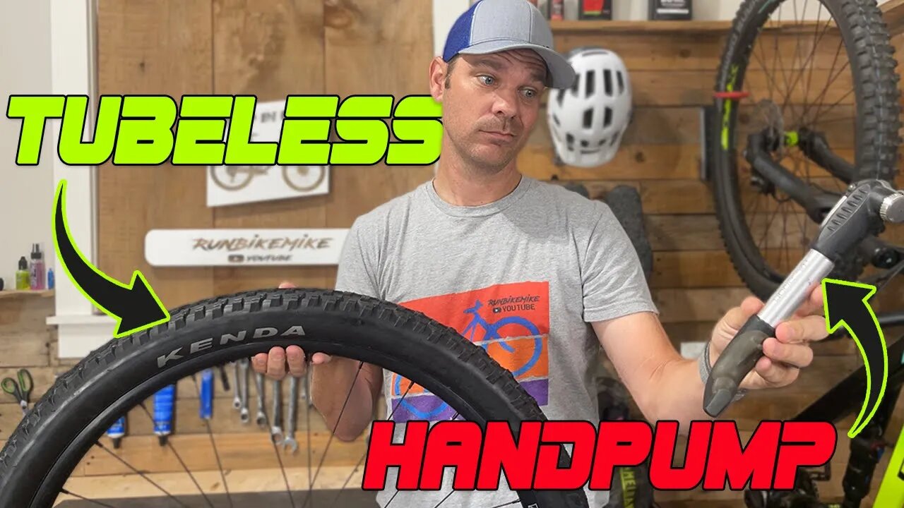 Install TUBELESS Using Only a Hand Pump - No Compressor Needed