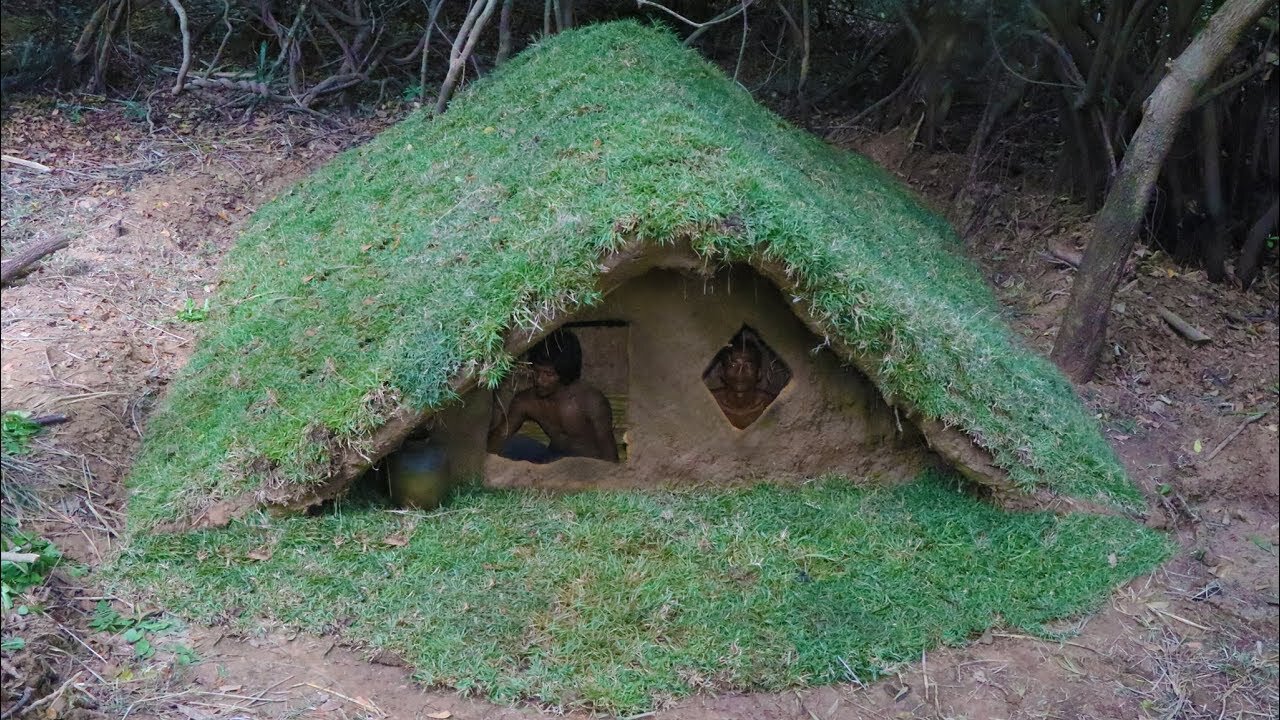 Build wooden house underground