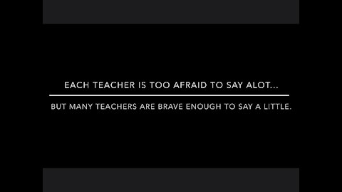 What teachers say behind closed doors.