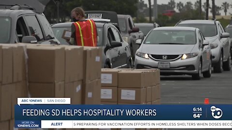 Feeding San Diego helps hospitality workers