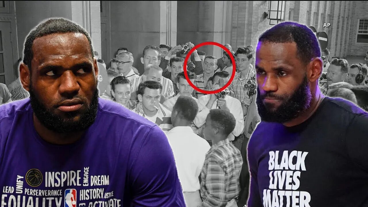 LeBron James ATTACKS the media for NOT asking him about Jerry Jones photo and goes on RACIAL rant!