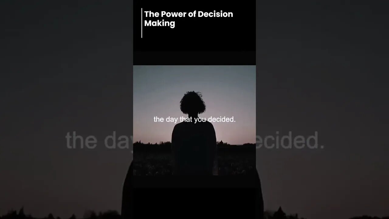 The Power of Decision Making