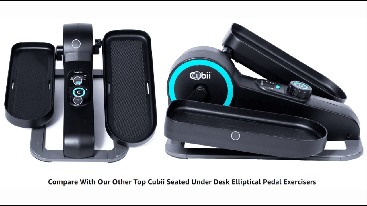 Cubii Move - Under Desk Elliptical Bike Pedal Exerciser Portable Seated Elliptical Machine