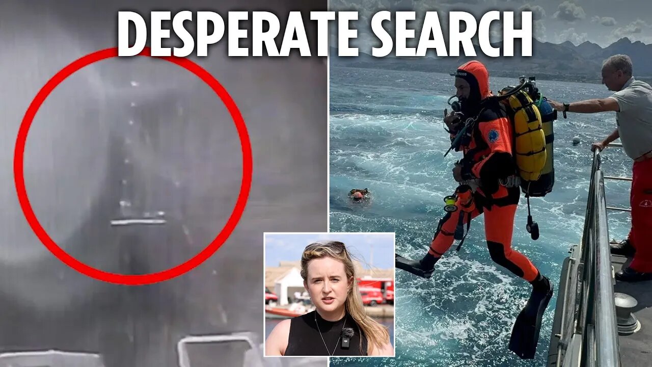 Shocking CCTV Footage: Yacht Overturned by Storm – Search for Missing Brits Continues