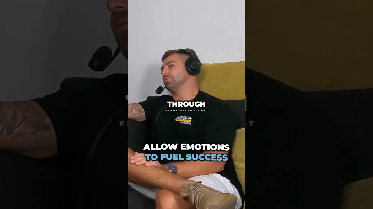 Allow your emotions to FUEL your success.. 🔥💰 #emotions #success #frankieleepodcast