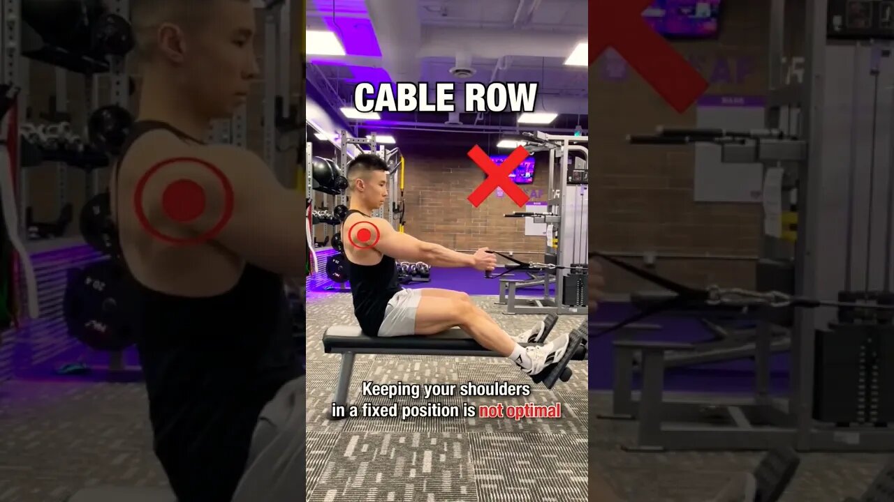 ❌ STOP KEEPING YOUR SHOULDERS FIXED DURING CABLE ROWS