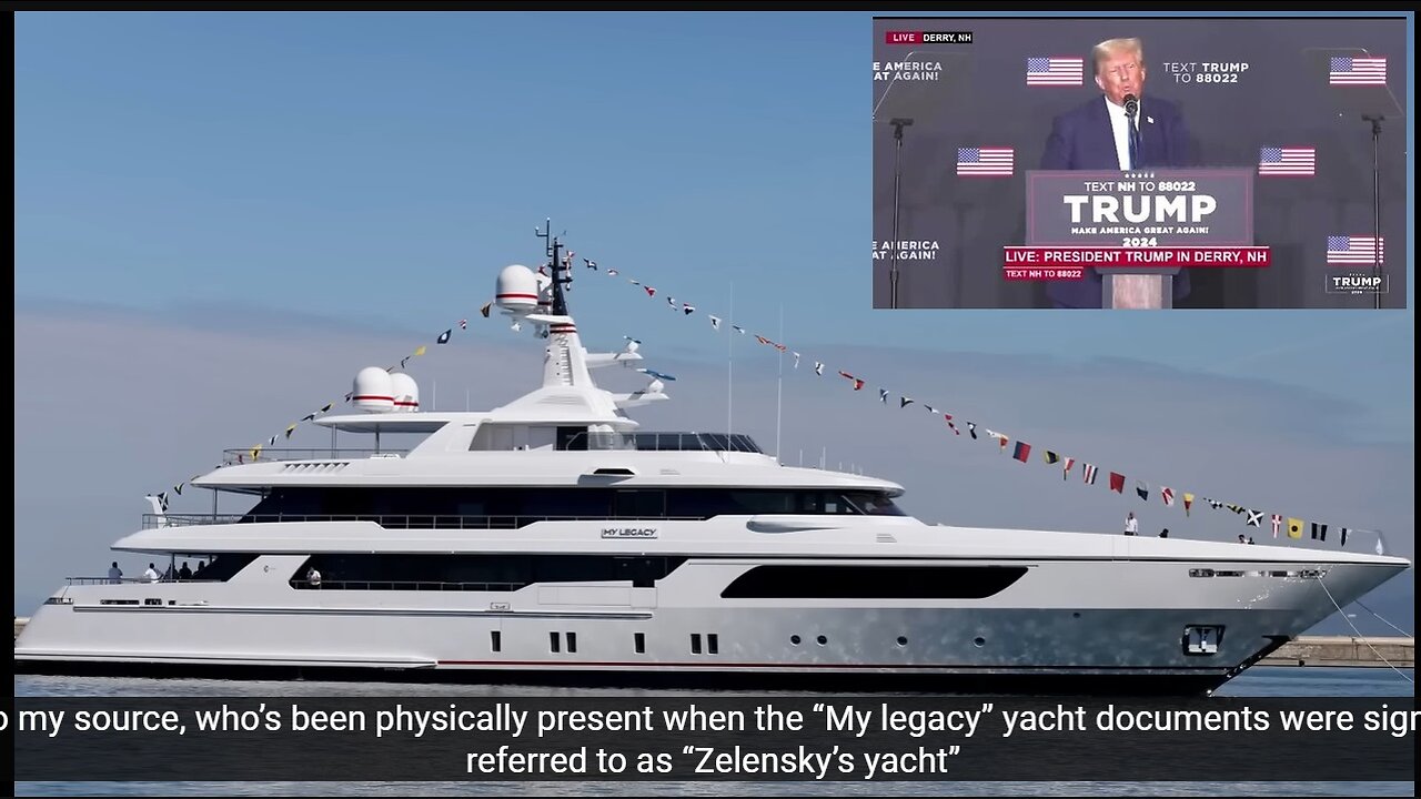 Check out Zelensky's newest $50Mil Yacht! (allegedly)