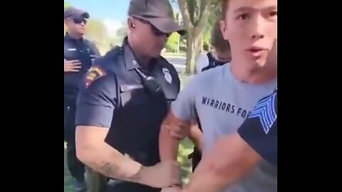 A teenager was arrested for reading the Bible at a tranja rally in the US