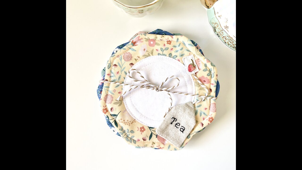 Free Sewing Pattern Spot of Tea Saucer