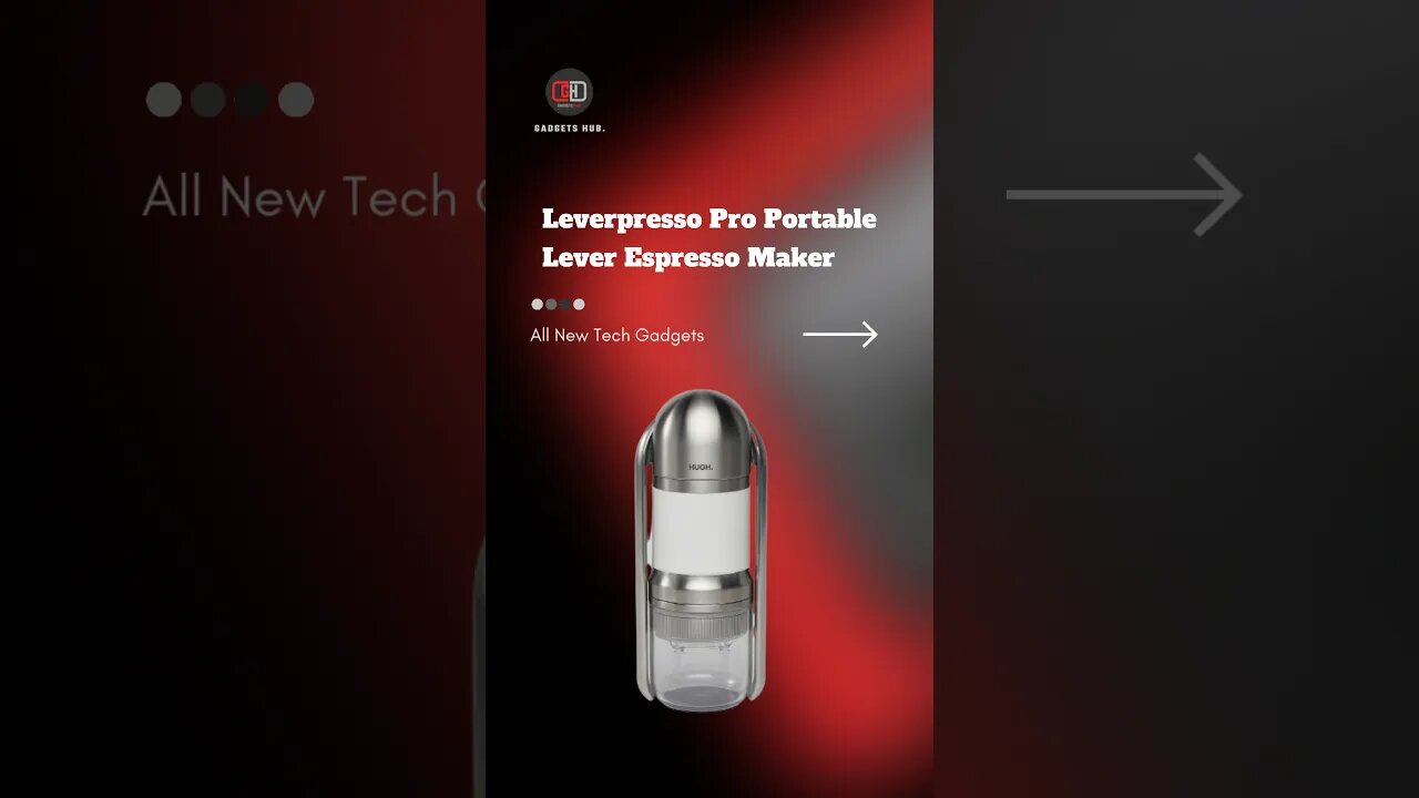 Leverpresso Pro Portable Lever Espresso Maker #espresso #coffeelover #coffeetime #coolgadgets