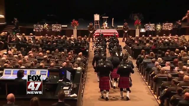 Thousands gather for funeral of fallen Oakland County Deputy Eric Overall