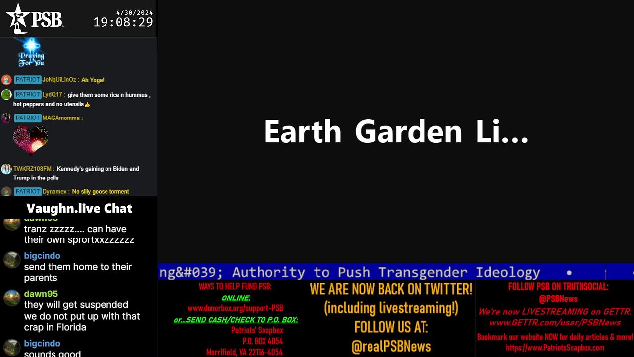 2024-04-30 19:00 EDT - Earth Garden Living