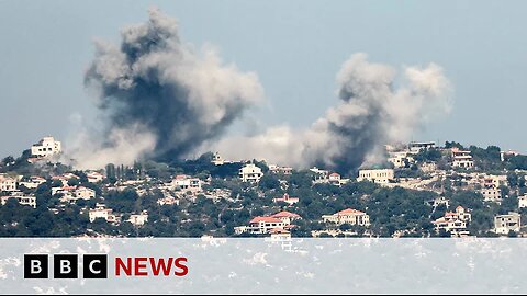 Israel carries out 'extensive' strikes in Lebanon as UK nationals told to leave / BBC News