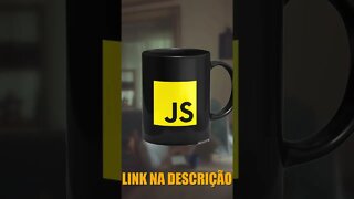 Caneca Dev - JS JavaScript - preta - #shorts