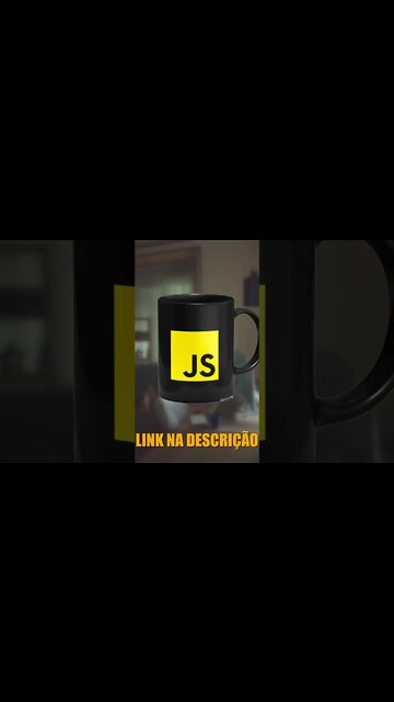 Caneca Dev - JS JavaScript - preta - #shorts