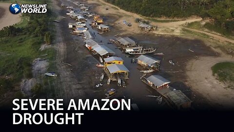 Water level at Brazilian Amazon port hits lowest in 121 years