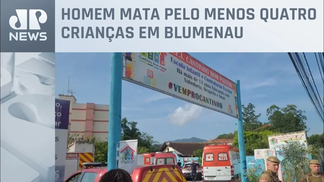 Homem invade creche e ataca crianças em Blumenau, Santa Catarina