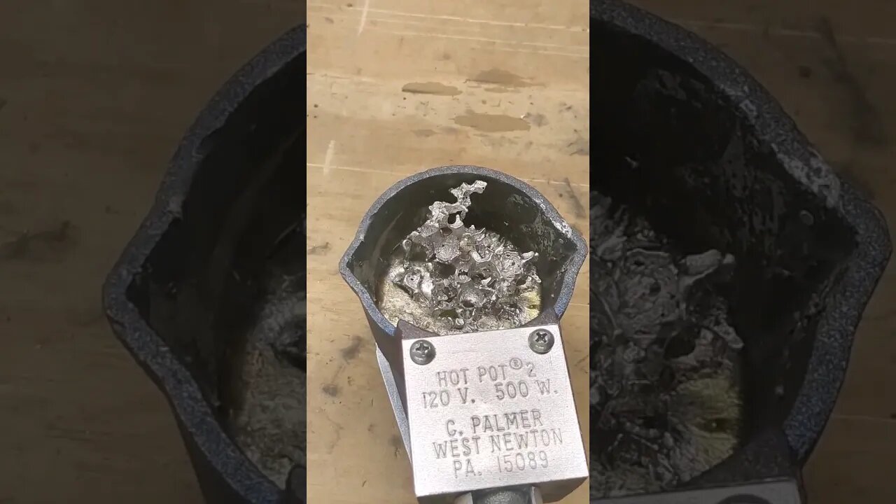 Watch Reverse Metal Melting So Cool 😎. #cool #shortsfeed #shorts