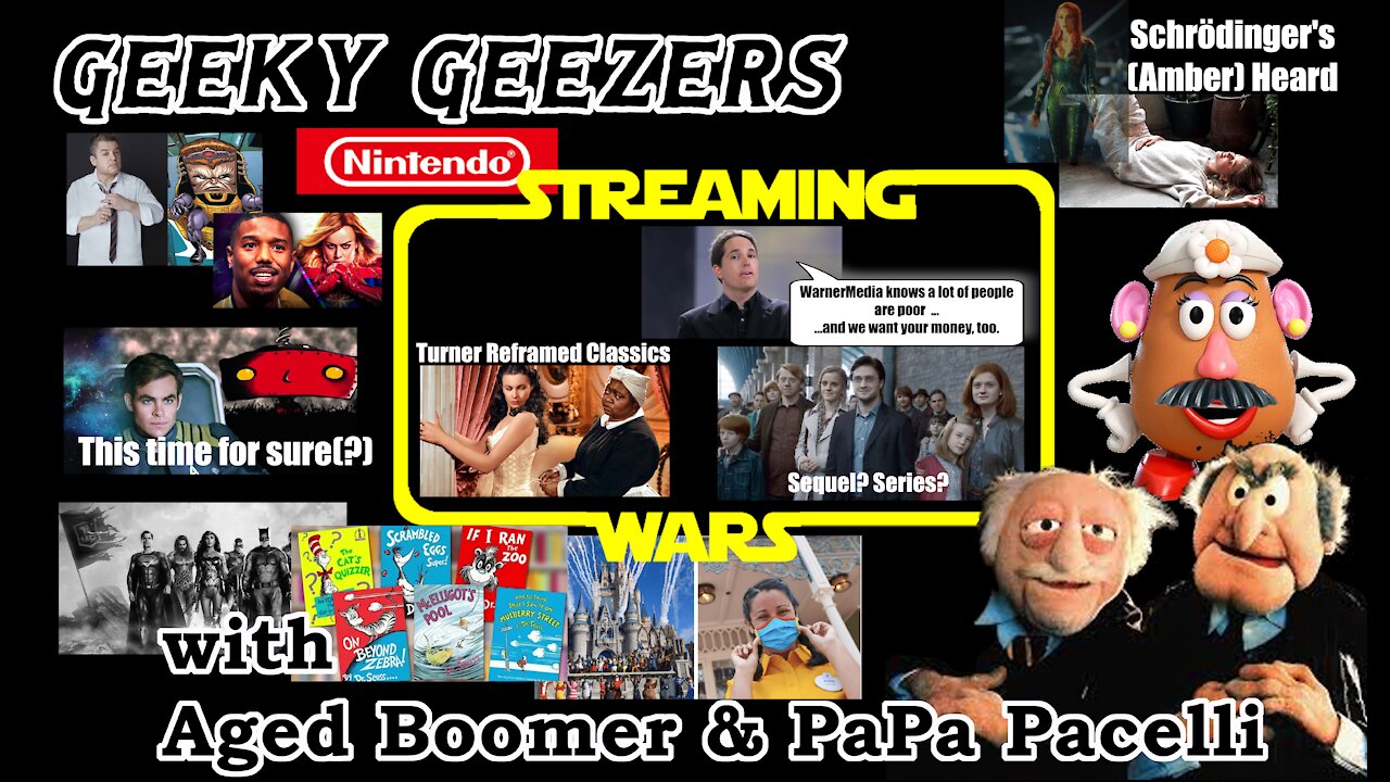 Geeky Geezers - Dr. Seuss banned, Harry Potter sequels, and a new Star Trek movie?