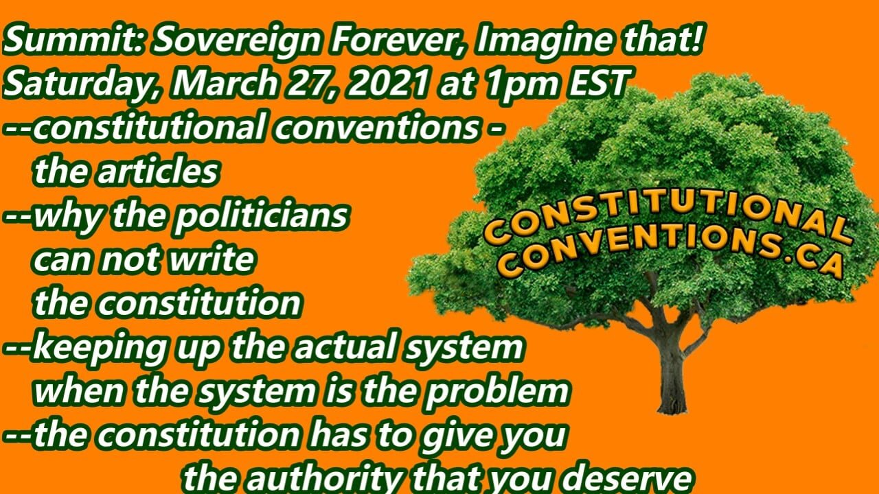 Summit sovereign Forever, Imagine that! March 27 2021