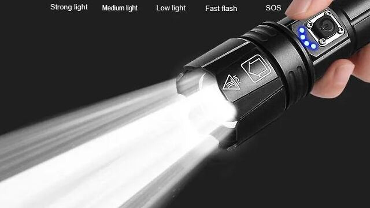 Most Powerful Tactical Rechargeable LED Flashlight