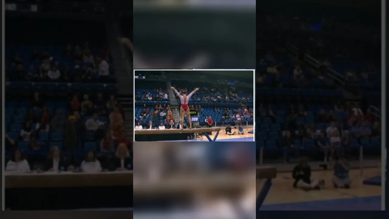 Maile O'Keefe (Utah) Perfect 10 on Beam - NCAA Gymnastics Championships - LA (Second Round) #shorts