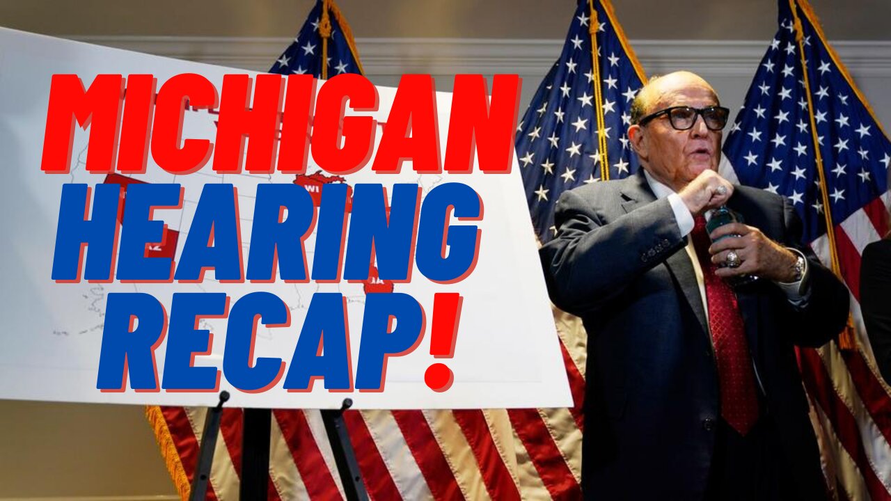 Michigan House Oversight Committee Hearing RECAP!