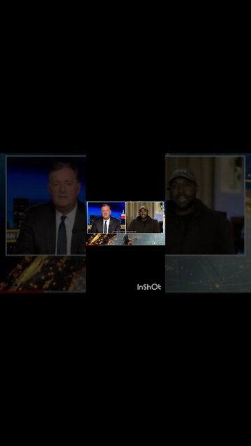 “La-La-La Let Me Finish” Kanye West on Piers Morgan #shorts #kanyewest #kimkardashian