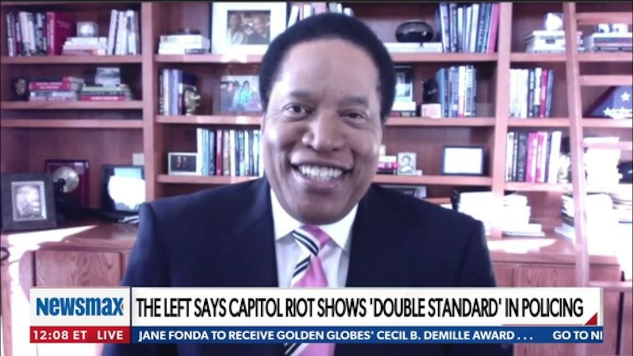 Larry Elder Slams Left for Invoking Race After Capitol Riot