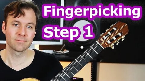 How to start fingerpicking on the guitar (first step to fingerstyle playing)