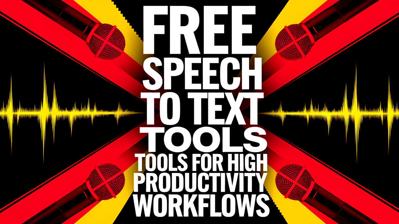 Harnessing Free Speech-to-Text AI Models For Building High-Power Productivity Tools