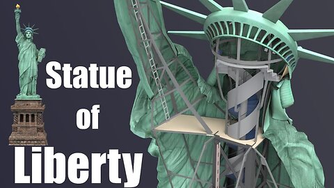 What's inside the status of liberty 🗽🗽🗽?