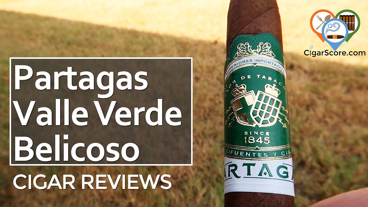 A SPICY & SWEET New FAVORITE? The Partagas Valle Verde Belicoso - CIGAR REVIEWS by CigarScore