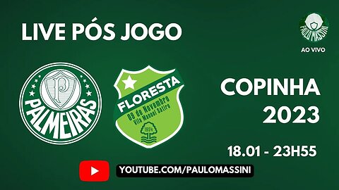 PÓS-JOGO DA COPINHA PALMEIRAS X FLORESTA.