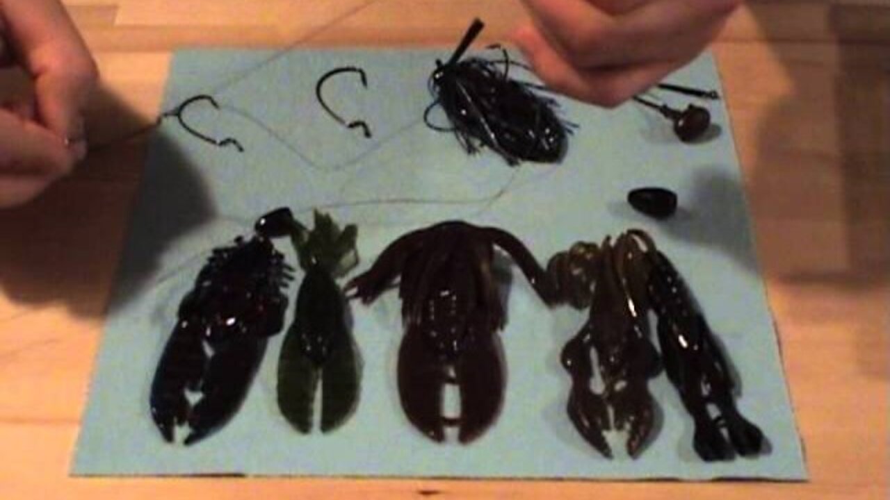 Multiple ways to Rig the PowerTeam Lures Craws