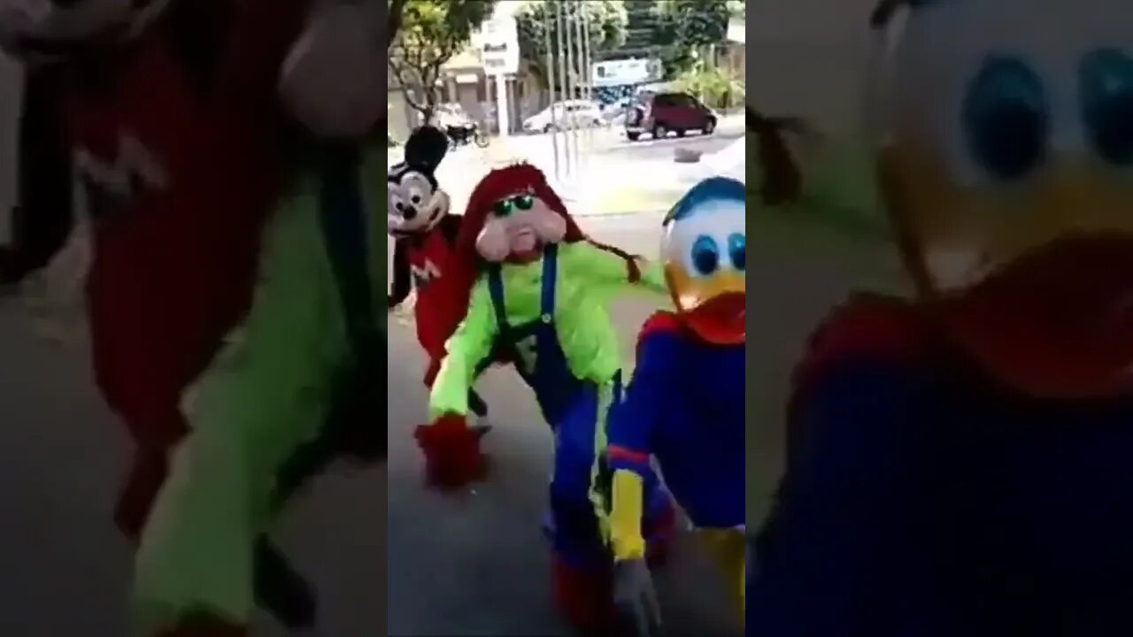 SUPER PULOS NINJAS DO FOFÃO, O MÁSKARA, PATATI E BEN10 DANÇANDO NA CARRETA DA ALEGRIA FURACÃO