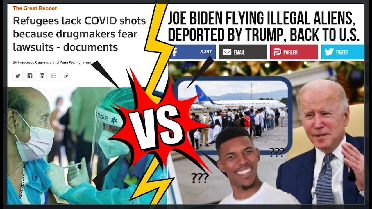 Biden's Bringing BACK Deported Illegal Aliens, NO VACCINES For Migrants GLOBALLY!