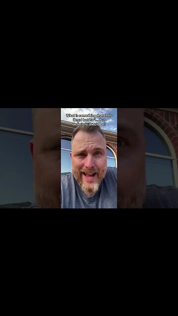 What is something that feels illegal but isn’t… But definitely should be