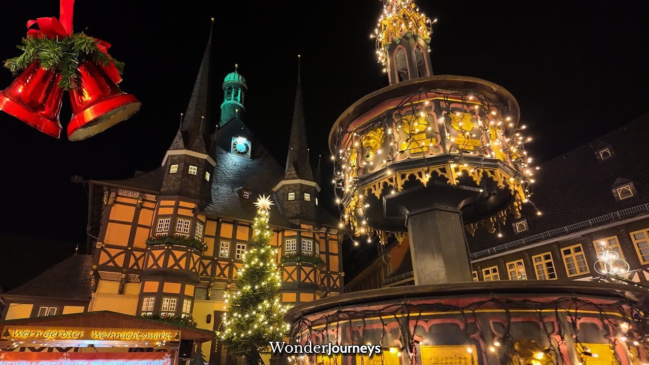 Wernigerode 🎄 Christmas Market 🎄 By Night [4K]