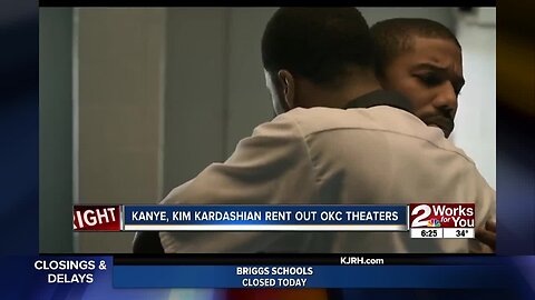 Kanye, Kim Kardashian rent out OKC theaters