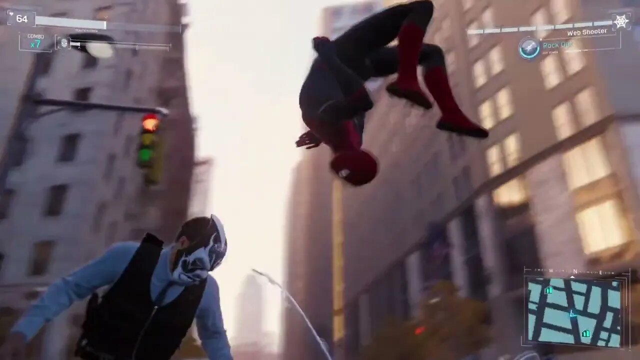 Fight FIght Fight Spider man's epic and exclusive fight by sony