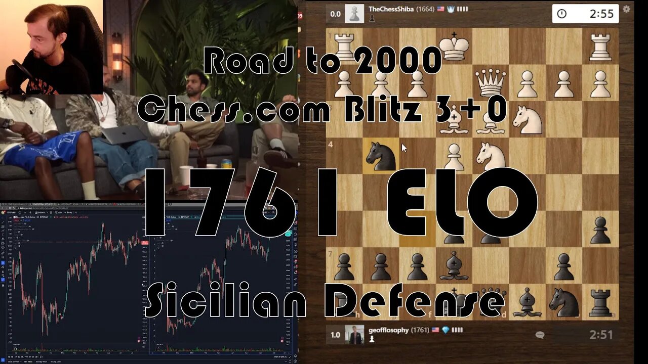 Road to 2000 #170 - 1761 ELO - Chess.com Blitz 3+0 - Sicilian Defense