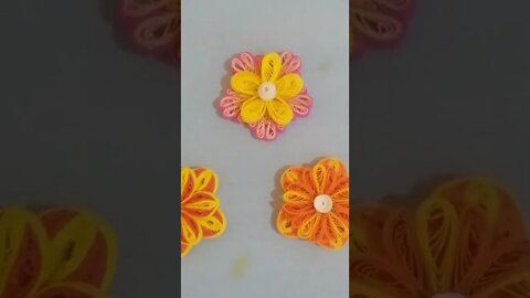 🌼 Beautiful 3D Paper Quilling Flower | ලස්සන ත්‍රිමාණ පේපර් කුවිලින් මලක් 🌼@chcreation moratuwa